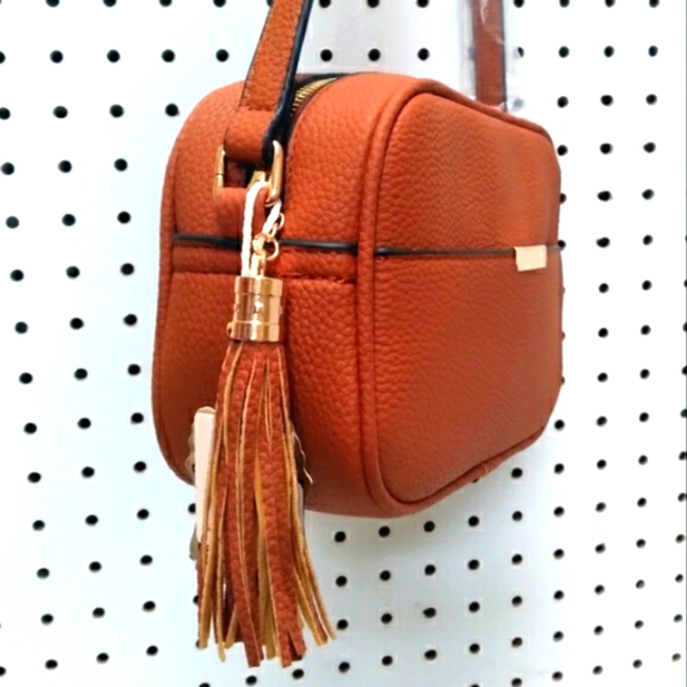 Women’s New Brown Crossbody Bag |  Cameras Style Bag | Dimension :  L8 × H6"×W3"